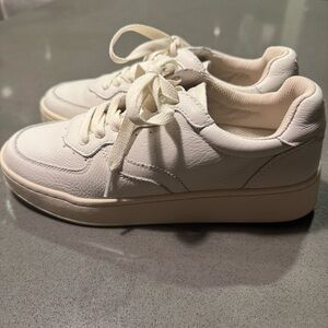 Soludos NWOT White Leather Sneakers 8.5
